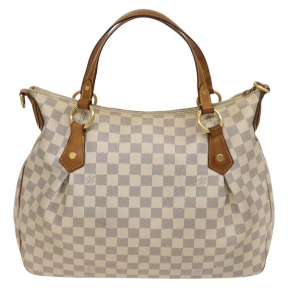 LOUIS VUITTON Damier Azur Evora MM Tote Bag 2way - Picture 2 of 15
